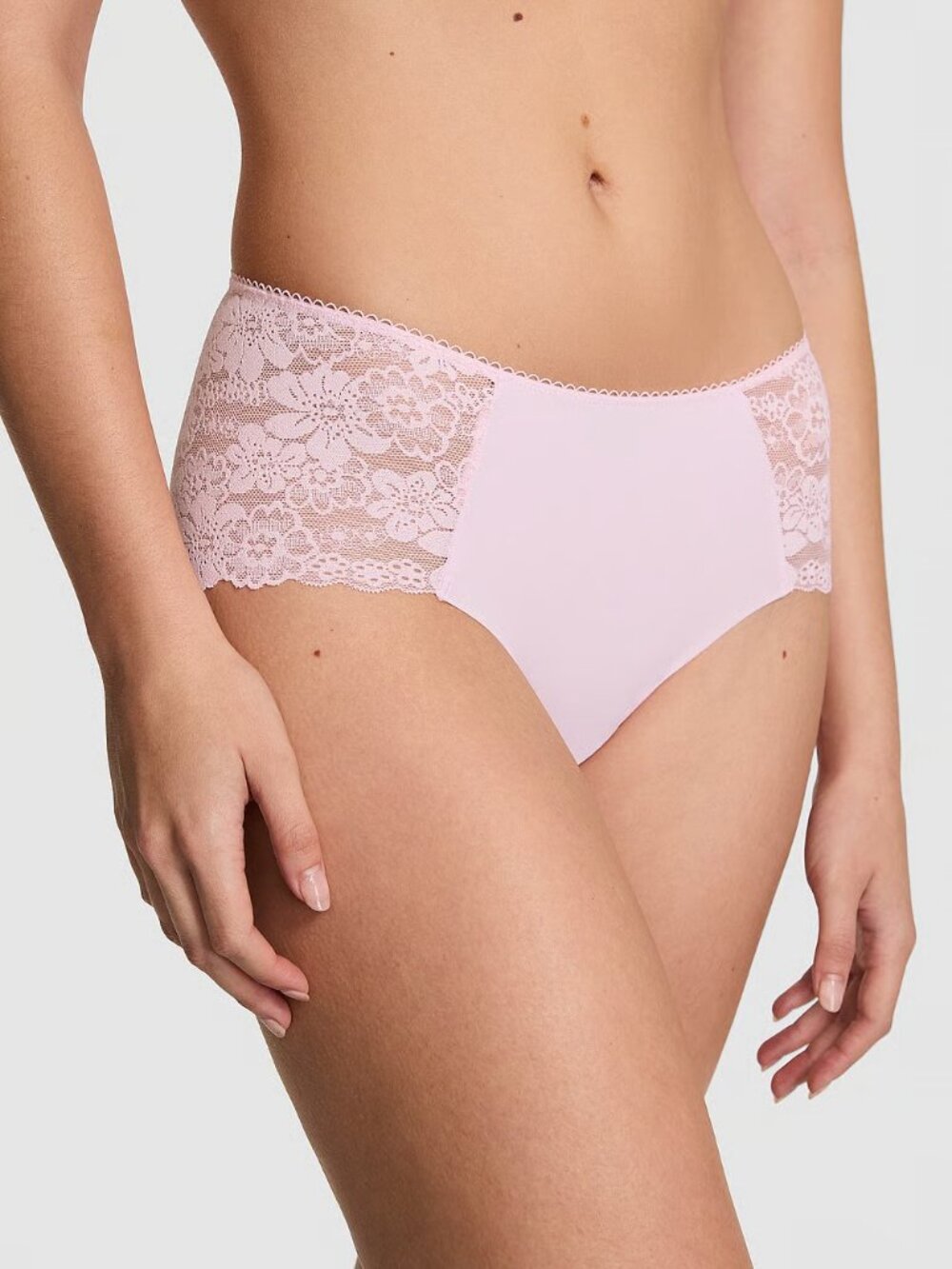 PINK No-Show Cheeky Panty color :Pink Tulip